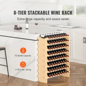 Bamboo Modular Wine Rack